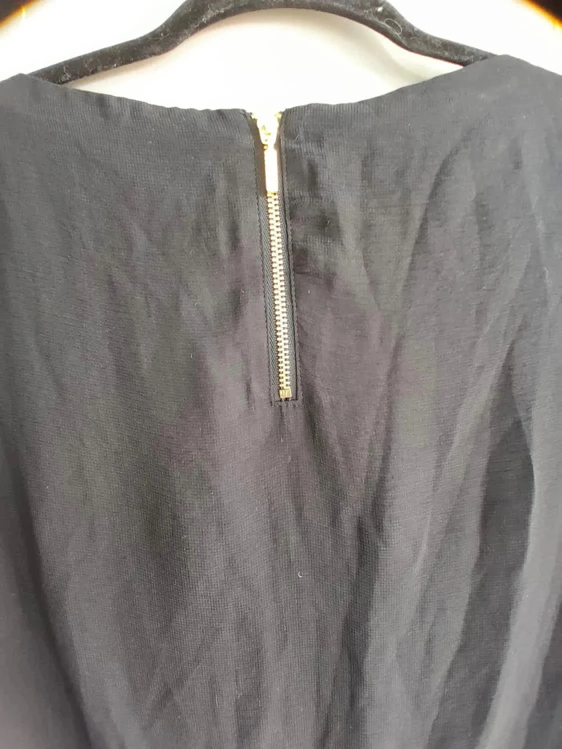 Vestido color negro, talla 38, Marca H&M – photo 7